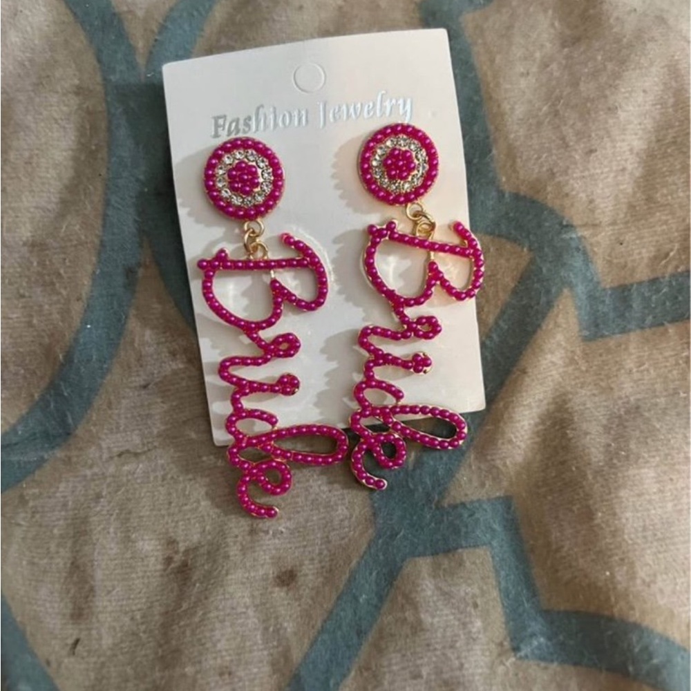 Bride earrings